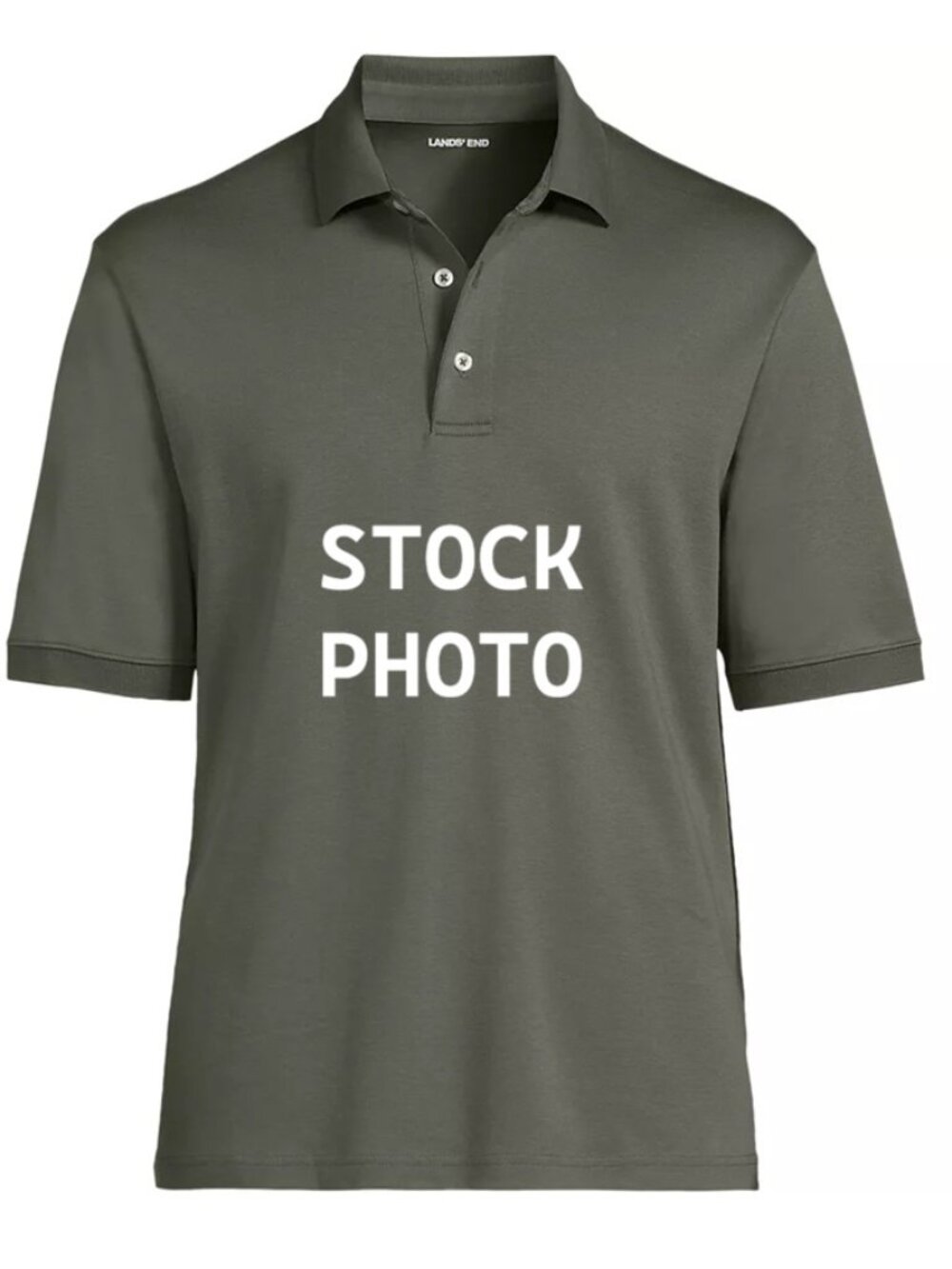 Land's End Men's 4XLT Short Sleeve Super Soft Supima Polo Shirt
